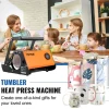 VEVOR Tumbler Heat Press, 30oz Mug Heat Press Machine, Sublimation Transfer 11-15oz 16-25oz 30oz Straight Skinny Tumblers, with Heat-Resist Gloves and Tape, for DIY Ceramic Mugs Cups Glasses