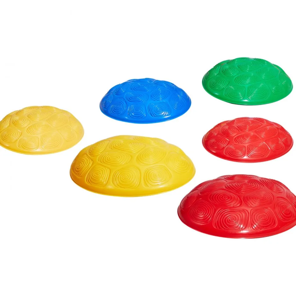 VEVOR Turtle Balance Stepping Stones, 6 PCS, Up to 220 lbs Kids Turtle Jumping Stones Steps Stones, Toddler Obstacle Course Coordination Game Toys Indoor or Outdoor Play for Children Aged 3 4 5 6 7 8+