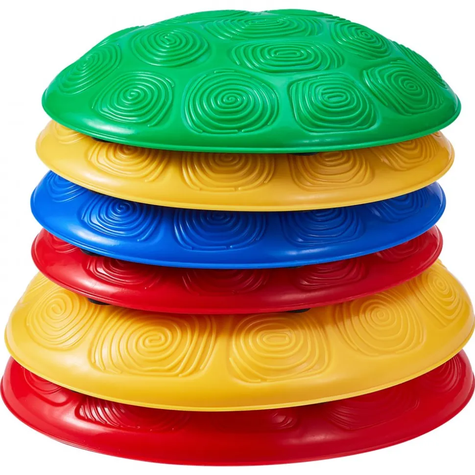 VEVOR Turtle Balance Stepping Stones, 6 PCS, Up to 220 lbs Kids Turtle Jumping Stones Steps Stones, Toddler Obstacle Course Coordination Game Toys Indoor or Outdoor Play for Children Aged 3 4 5 6 7 8+