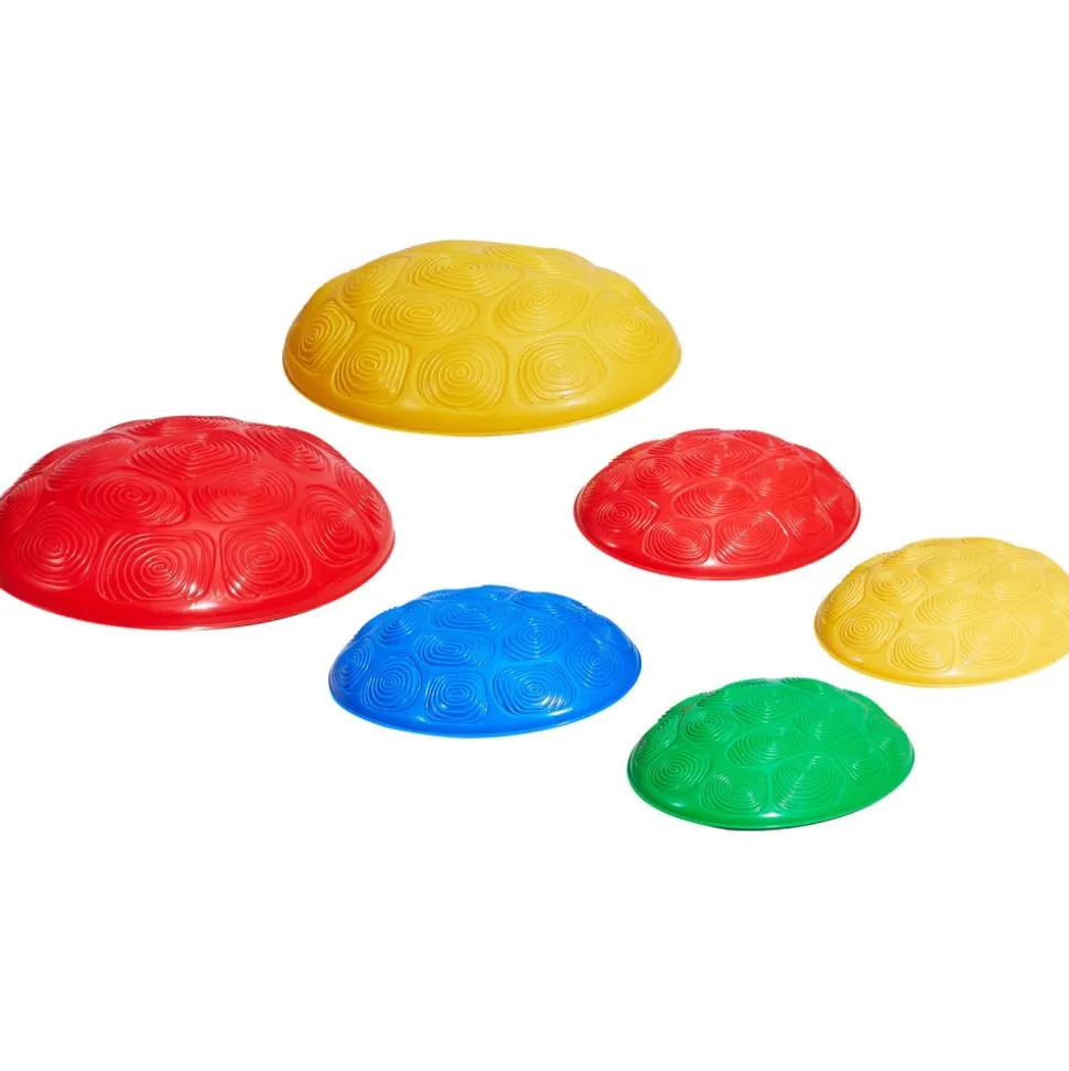 VEVOR Turtle Balance Stepping Stones, 6 PCS, Up to 220 lbs Kids Turtle Jumping Stones Steps Stones, Toddler Obstacle Course Coordination Game Toys Indoor or Outdoor Play for Children Aged 3 4 5 6 7 8+