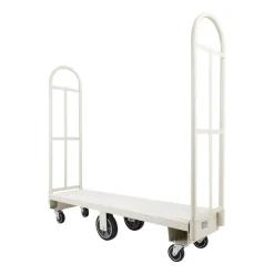 VEVOR U-Boat Platform Truck Dolly, 2000 lbs Load Capacity, Heavy Duty Steel Utility Cart, Industrial Hand Push Truck with Six Wheels and Dual Detachable Handles, for Warehouse, 60 x 16.1 x 59.5 in