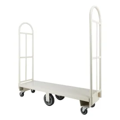 VEVOR U-Boat Platform Truck Dolly, 2000 lbs Load Capacity, Heavy Duty Steel Utility Cart, Industrial Hand Push Truck with Six Wheels and Dual Detachable Handles, for Warehouse, 60 x 16.1 x 59.5 in