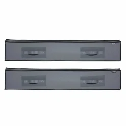 VEVOR Under Bed Storage with Clear Lids, 39.2 x 19.7 x 7.1 Inch, 90L Large Underbed Clothes Storage Containers, Low Profile Under Bed Drawer Shoe Organizer Bins Box for Blanket Shoe Bedroom, 4 Pack