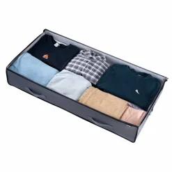 VEVOR Under Bed Storage with Clear Lids, 39.2 x 19.7 x 7.1 Inch, 90L Large Underbed Clothes Storage Containers, Low Profile Under Bed Drawer Shoe Organizer Bins Box for Blanket Shoe Bedroom, 4 Pack