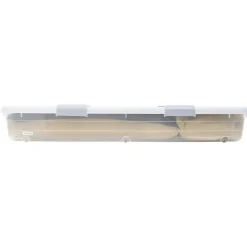 VEVOR Under Bed Storage with Wheels, 30.3 x 18.5 x 6.8 inch, Underbed Containers with Clear Lid, Underbed Shoe Organizer, Rolling Under the Bed Storage Bins for Clothes Shoes Blankets Bedroom, 2 Pack