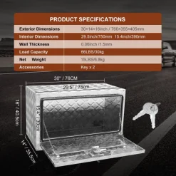 VEVOR Underbody Truck Box, 30