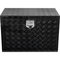 VEVOR Underbody Truck Box, 36" x 24" x 24" Pickup Storage Box, Heavy Duty Aluminum Diamond Plate Tool Box with Lock and Keys, Waterproof Trailer Storage Box with T-Handle Latch for Truck, Van, Trailer