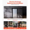 VEVOR Undercounter Built-in Ice Maker, 66 Lbs/Day Under Counter Nugget Ice Maker Machine with Reversible Door Stainless Steel, Freestanding Ice Maker for Commercial Home Kitchen, Electric Drainage