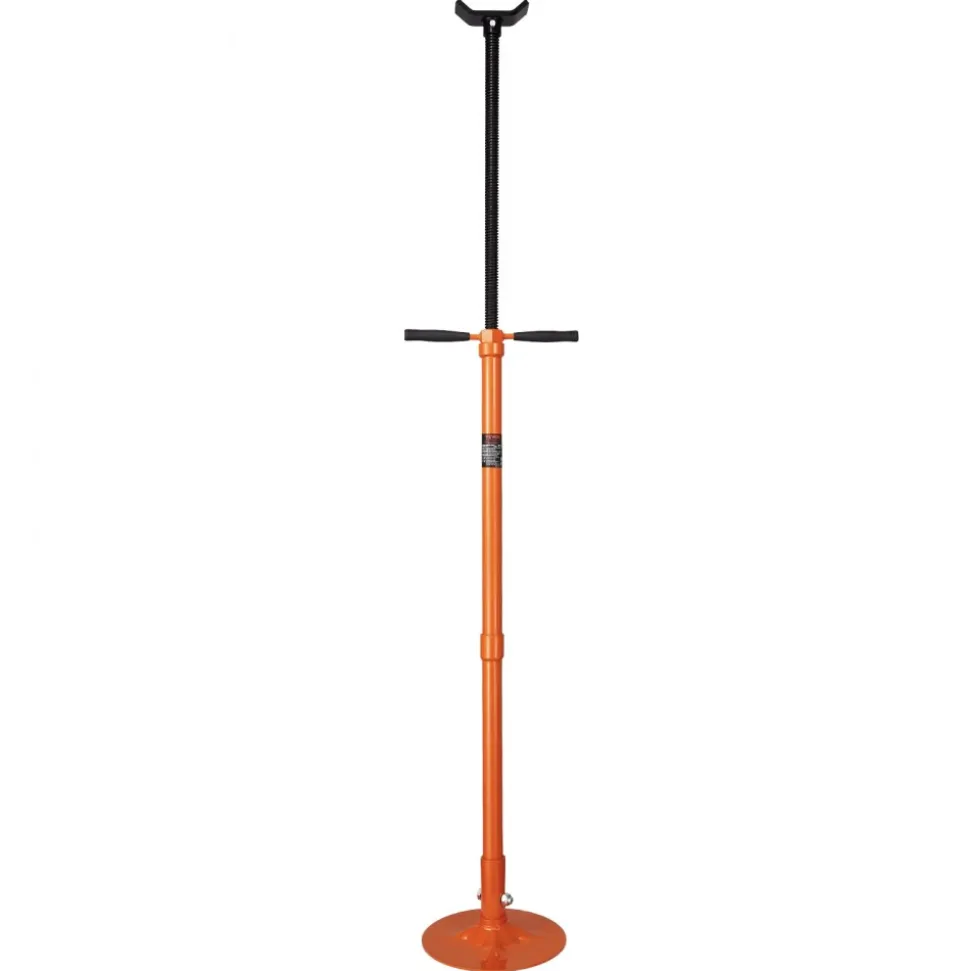 VEVOR Underhoist Support Stand, 3/4 Ton Capacity Under Hoist Jack Stand, Lifting from 52.8 to 76 in, Self-Locking Threaded Screw, Bearing Mounted Spin Handle Pole Jack, Support Vehicle Components