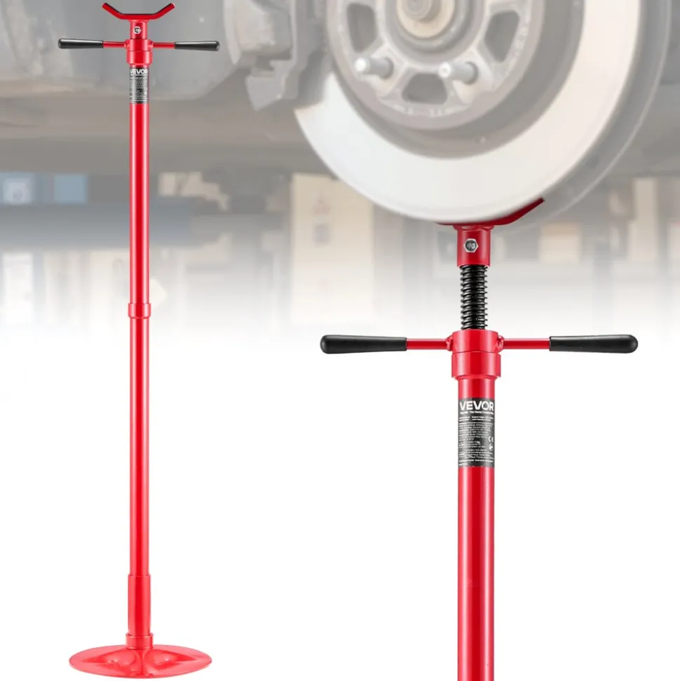 VEVOR Underhoist Support Stand, 3/4 Ton (1653 lbs) Capacity Under Hoist Jack Stand, Lifting from 54.02" to 83.86", Bearing Mounted Spin Handle, Self-Locking Threaded Screw, Support Vehicle Components