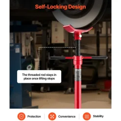 VEVOR Underhoist Support Stand, 3/4 Ton (1653 lbs) Capacity Under Hoist Jack Stand, Lifting from 54.02