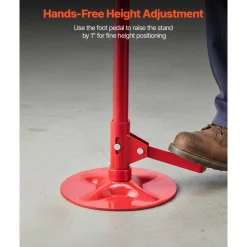 VEVOR Underhoist Support Stand, 3/4 Ton (1653 lbs) Capacity Under Hoist Jack Stand, Lifting from 51.97