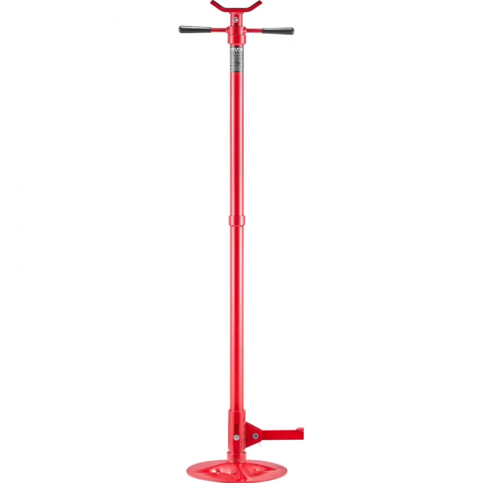 VEVOR Underhoist Support Stand, 3/4 Ton (1653 lbs) Capacity Under Hoist Jack Stand, Lifting from 51.97" to 80", Bearing Mounted Spin Handle, Foot Pedal, 12" Diameter Base, Support Vehicle Components