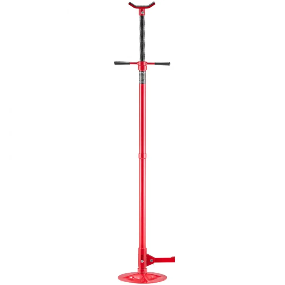 VEVOR Underhoist Support Stand, 3/4 Ton (1653 lbs) Capacity Under Hoist Jack Stand, Lifting from 51.97" to 80", Bearing Mounted Spin Handle, Foot Pedal, 12" Diameter Base, Support Vehicle Components