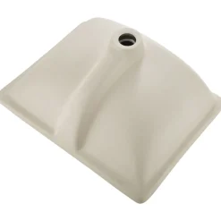 VEVOR Undermount Bathroom Sink, 20.28 x 15.16 Inch Rectangular White Ceramic Vessel Sink with Overflow Hole, Under Counter Drop in Modern Lavatory Vanity Bath Wash Bowl Basin, Rectangle Small Space