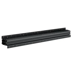 VEVOR Undermount Drawer Slides, 32 inch, Full Extension Ball Bearing Under Stair Cabinet Rails, 260 LB Load Capacity Heavy Duty Bottom Stair Cabinet Glides Track Runners,for DIY Replacement, Black