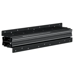 VEVOR Undermount Drawer Slides, 16 inch, Full Extension Ball Bearing Under Stair Cabinet Rails, 260 LB Load Capacity Heavy Duty Bottom Stair Cabinet Glides Track Runners,for DIY Replacement, Black