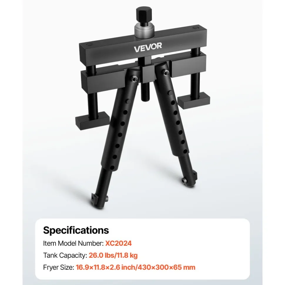 VEVOR Universal Cylinder Liner Puller Assembly, Used for Mack Cummins Cat on Wet Liner from 3-7/8 in to 6-1/4 in Bore, Diesel Engine Cylinder Liner Removal Tool, Replace PT-6400-C, M50010-B, 3376015