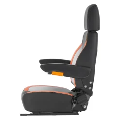 VEVOR Universal Forklift Seat, Tractor Seat with Adjustable Back, Armrest, Headrest & Safety Belt, Secure Tractor Seat with Micro Switch, Ergonomic Lawnmower Seat for Skid Loader Bulldozer