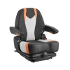 VEVOR Universal Forklift Seat, Tractor Suspension Seat with Adjustable Back, Armrest & Safety Belt, Secure Fold Down Tractor Seat with Micro Switch, Lawnmower Seat for Skid Loader Bulldozer