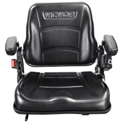 VEVOR Universal Forklift Seat Wrap Around, Universal Tractor Seat with Micro Switch, Adjustable Tractor Suspension Seat with Tilt Fits for John Deere, Ford, Massey Ferguson, New Holland Tractor
