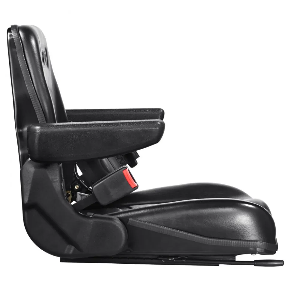 VEVOR Universal Forklift Seat Wrap Around, Universal Tractor Seat with Micro Switch, Adjustable Tractor Suspension Seat with Tilt Fits for John Deere, Ford, Massey Ferguson, New Holland Tractor
