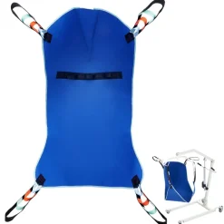 VEVOR Universal Full Body Patient Lift Sling -Small, Patient Lift Medical Sling for Easy Transfer and Bathing, Polyester Patient Aid Transfer Sling for Elderly, Disabled, Bedridden, 600LBS Capacity