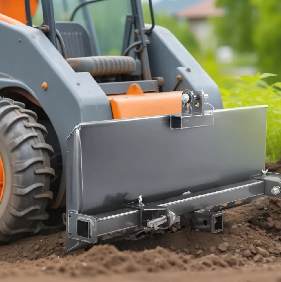 VEVOR Universal 3-point Skid Steer Plate, 3/8" Skid Steer Attachment Plate, 7000lbs Skid Steer Mount Plate Steel Adapter Loader, Compatible with Deere, Kubota, Bobcat, Mahindra Skid Steers, Tractors