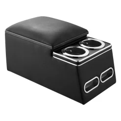 VEVOR Universal Rear Bench Seat Center Console Armrest Storage Box, Back Seat Tools Organizer with Cup & Phone Holders, Automotive Central Console for MPV, Sedan, SUV