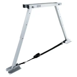 VEVOR Universal RV Stabilizer, RV Bumper Stabilizer for Trailers, Campers, Fifth Wheel, Compact Foldable Design for Easy Storage, Adjustable Height from 12 inch to 28 inch, Reduces RV Wobble, 1 Pack