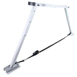 VEVOR Universal RV Stabilizer, RV Bumper Stabilizer for Trailers, Campers, Fifth Wheel, Compact Foldable Design for Easy Storage, Adjustable Height from 12 inch to 28 inch, Reduces RV Wobble, 1 Pack