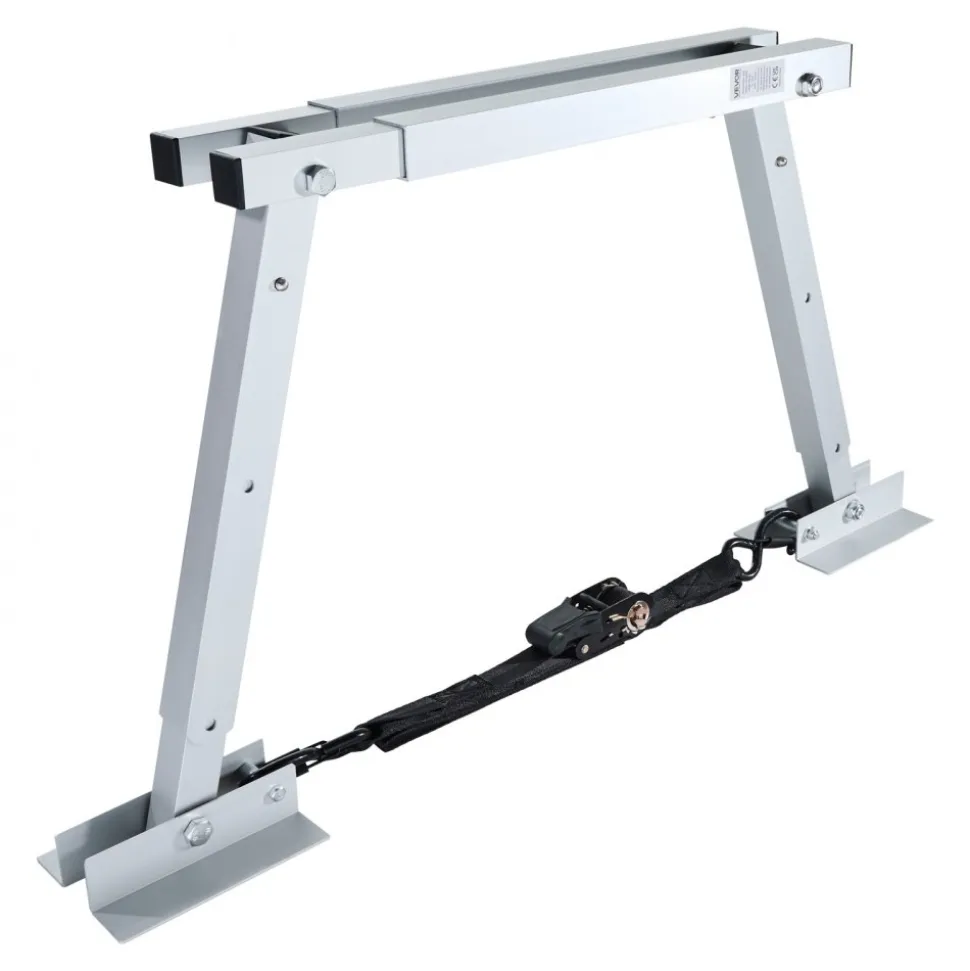VEVOR Universal RV Stabilizer, RV Bumper Stabilizer for Trailers, Campers, Fifth Wheel, Compact Foldable Design for Easy Storage, Adjustable Height from 12 inch to 28 inch, Reduces RV Wobble, 2PCS