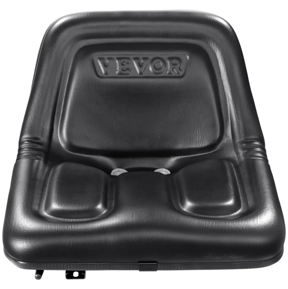 VEVOR Universal Tracor Seat, Lawn Mower Seat with Micro Switch and Drainage Holes, 6.3-13.4 inch Extended Slot Tractor Seat for Tractor Loader Excavator