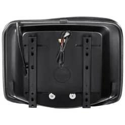 VEVOR Universal Tracor Seat, Lawn Mower Seat with Micro Switch and Drainage Holes, 6.3-13.4 inch Extended Slot Tractor Seat for Tractor Loader Excavator
