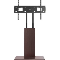 VEVOR Universal TV Stand, Table Top TV Stand for 32-70 inch Screens, Swivel and Height Adjustable TV Mount Stand Holds up to 99 lbs with Power Strip, for Living Room, Bedroom, MAX VESA 600 x 400 mm