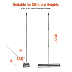 VEVOR Updated Lawn Leveling Rake with Roller, 36