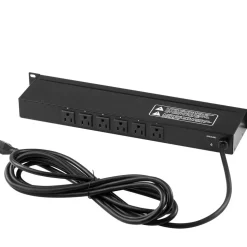VEVOR 1U PDU, 12 Outlets, Rack Mount Power Strip Fits Standard 19
