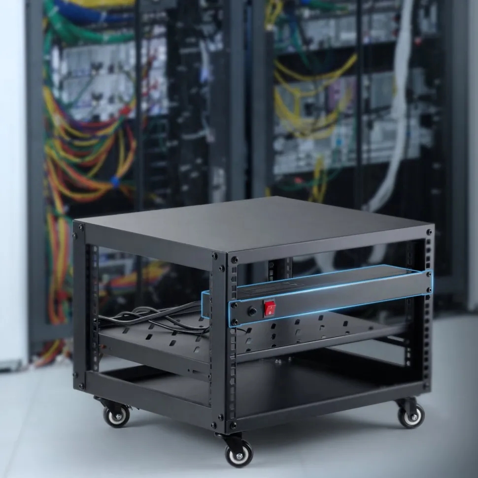 VEVOR 1U PDU, 8 Outlets, Rack Mount Power Strip Fits Standard 19" Server Racks, with Integrated Switch Surge Protection & Overload Protection, 110-125V/15A, Ideal for Home and Office