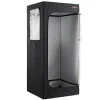 VEVOR Upgraded Portable Steam Sauna for Home, 1 Person Full Body Home Spa Tent with Steamer & 1 Foldable Chairs & Remote & Essential Oil Box,Heavy-Duty Stainless Steel Frame Sauna Box, (Black)