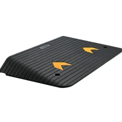 VEVOR Upgraded Rubber Threshold Ramp, 3.5" Rise Door Ramp with 1 Channel, Natural Rubber Car Ramp with Non-Slip Textured Surface, 33069 lbs Load Capacity Curb Ramp for Wheelchair and Scooter
