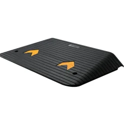 VEVOR Upgraded Rubber Threshold Ramp, 3.5" Rise Door Ramp with 1 Channel, Natural Rubber Car Ramp with Non-Slip Textured Surface, 33069 lbs Load Capacity Curb Ramp for Wheelchair and Scooter