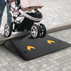 VEVOR Upgraded Rubber Threshold Ramp, 4