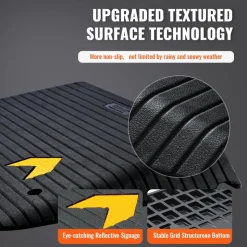 VEVOR Upgraded Rubber Threshold Ramp, 4