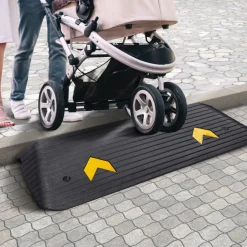 VEVOR Upgraded Rubber Threshold Ramp, 1.5