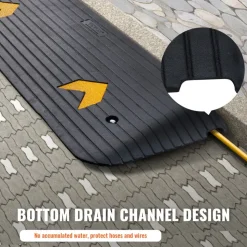 VEVOR Upgraded Rubber Threshold Ramp, 1.5