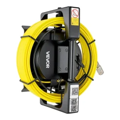 VEVOR 2026 Upgraded Sewer Camera with WiFi, 164ft/50m Drain Pipeline Camera, IP68 Snake Plumbing Cameras with Light - 12 LEDS, Wireless WiFi Connectivity to Phone/Tablet for Sewer Duct Pipe Inspection