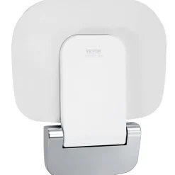VEVOR Urea-formaldehyde Folding Shower Seat, 13.6'' x 12.8'' Unfolded, Wall Mounted Fold Up Shower Bench with 450 lbs Load Capacity, Space Saving Fold Down Shower Chair for Seniors Children Adults