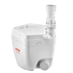 VEVOR Utility Sink Pump, 1 HP, 2200 GPH Under Sink Pump with 3 Water Inlets 1 Outlet, 36 ft Max Lift, Cast Aluminum Body, with Overload Protection, for Sink Shower Wash Bin Urinal Kitchen Basement