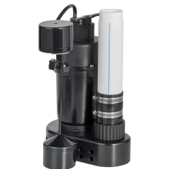 VEVOR Utility Sink Pump, 1/3 HP, 120-Volt, 2900 GPH Flow, 25 ft Head, Under-Sink Sump Pump System with 6 Gallon Basin, Automatic Utility/Laundry Sink Pump, Drain Pump with 1-1/2