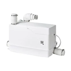 VEVOR Utility Sink Pump 800W 12000L/h Flow 32.8 ft/10 m Head Macerator Pump, Waste Water Disposal Macerating Machine with 3 Inlets, for Basement, Kitchen, Sink, Shower, Bathtub, Laundry Gray Water